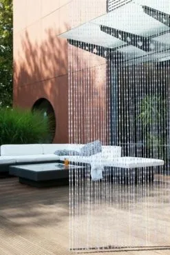 Overige Merken Kralengordijn Parels Transparant 90x200cm (48 Strengen) -Krale Gordijn Winkel 1971386244 1