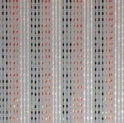 Overige Merken Kralengordijn Zwart/wit/oranje 90x200cm
