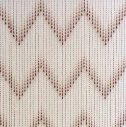 Overige Merken Kralengordijn Parels Bruin/beige 90x200cm