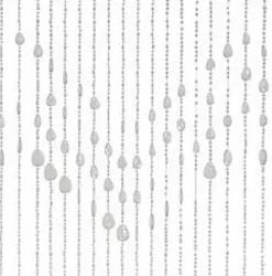 Overige Merken Kralengordijn Druppel Transparant 90x200cm