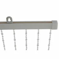 Overige Merken Kralengordijn Druppel Transparant 90x200cm -Krale Gordijn Winkel 1974173016