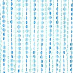 Overige Merken Kralengordijn Diamonds Blauw 90x200cm (136 Strengen)