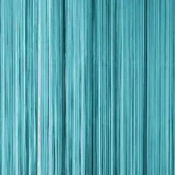 Overige Merken Draadjesgordijn Turquoise 100x250cm