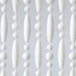 Vliegengordijn Kralen Op Maat: Verspringen Wit