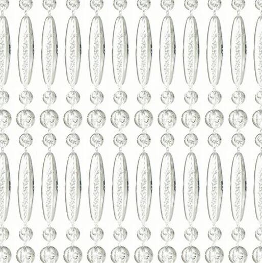 Vliegengordijn Kralen Op Maat: Recht Transparant 3 Vliegengordijn Kralen Op Maat: Recht Transparant