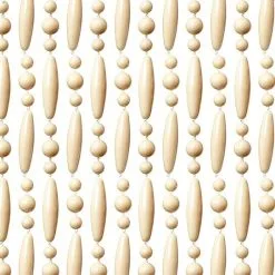 Vliegengordijn Kralen Op Maat: Verspringen Creme