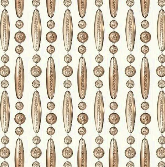 Vliegengordijn Kralen Op Maat: Verspringen Champagne 3 Vliegengordijn Kralen Op Maat: Verspringen Champagne