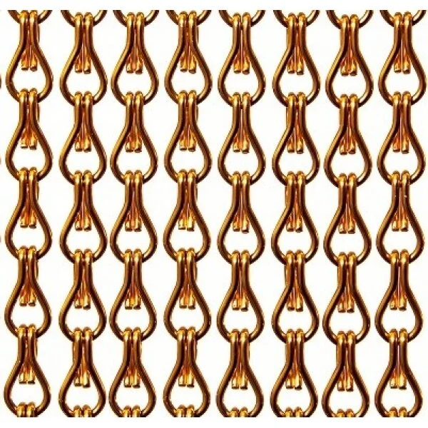 Aluminium Ketting Vliegengordijn Op Maat: Oranje Glans 3 Aluminium Ketting Vliegengordijn Op Maat: Oranje Glans