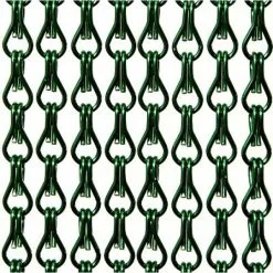 Aluminium Ketting Vliegengordijn Op Maat: Groen Glans