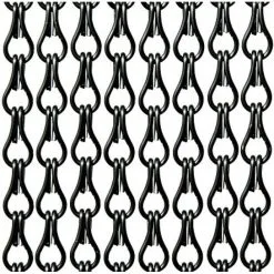 Aluminium Ketting Vliegengordijn Op Maat: Antraciet Glans