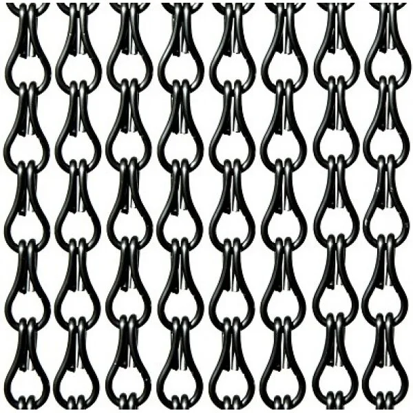 Aluminium Ketting Vliegengordijn Op Maat: Antraciet Glans 3 Aluminium Ketting Vliegengordijn Op Maat: Antraciet Glans