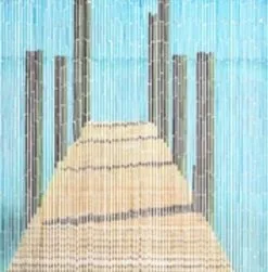 Geen Vliegengordijn Bamboe Steiger In Zee 90x200cm