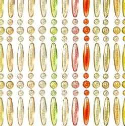 Vliegengordijn Kralen Op Maat: Recht Kleurenmix