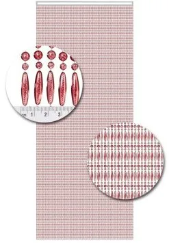 Vliegengordijn Kralen Op Maat: Recht Roze Transparant -Krale Gordijn Winkel 1979362467 2