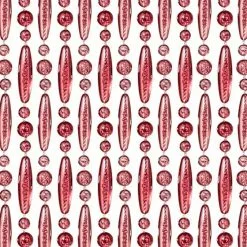 Vliegengordijn Kralen Op Maat: Verspringen Roze Transparant