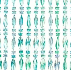 Vliegengordijn Kralen Op Maat: Chios Turquoise
