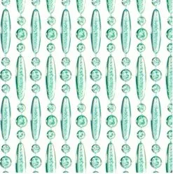 Vliegengordijn Kralen Op Maat: Verspringen Turquoise