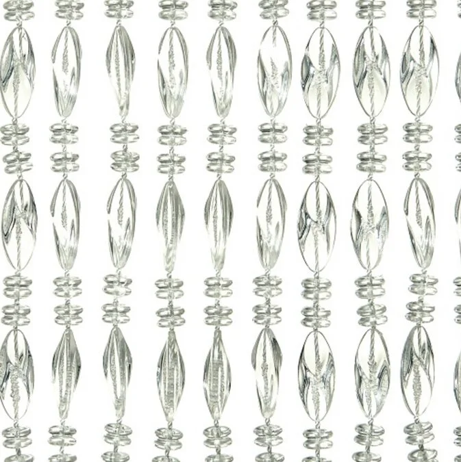 Vliegengordijn Kralen Op Maat: Chios Transparant 3 Vliegengordijn Kralen Op Maat: Chios Transparant