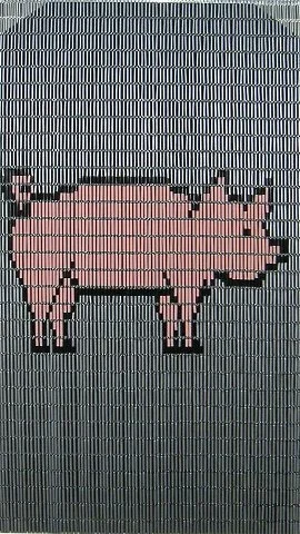 Vliegengordijn Op Maat: Varken (bouwpakket) 3 Vliegengordijn Op Maat: Varken (bouwpakket)