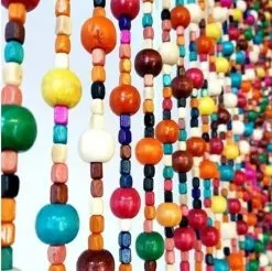 Kralengordijn Bubble Gum Vliegengordijn Kralen 90x230cm