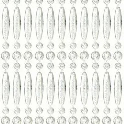 Overige Merken Vliegengordijn Kralen Recht Transparant 90x210cm