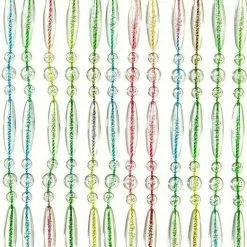Overige Merken Vliegengordijn Kralen Recht Multi Color 90x210cm