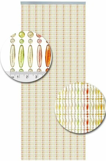 Overige Merken Vliegengordijn Kralen Recht Kleurenmix 90x210cm 4 Overige Merken Vliegengordijn Kralen Recht Kleurenmix 90x210cm - Afbeelding 2