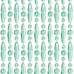 Overige Merken Vliegengordijn Kralen Turquoise Transparant 90x210cm