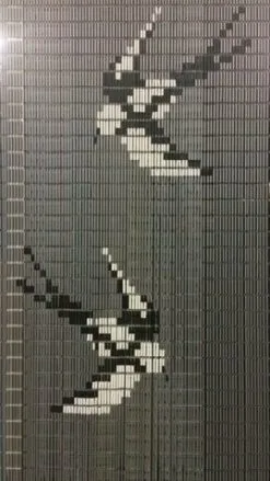 Vliegengordijn Op Maat: Zwaluwen Zilver (kant En Klaar)