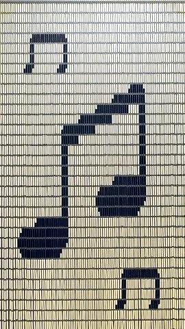 Vliegengordijn Op Maat: Muzieknoten (kant En Klaar) 3 Vliegengordijn Op Maat: Muzieknoten (kant En Klaar)