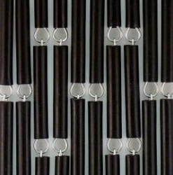 Vliegengordijn Op Maat: Hulzen Verspringen Zwart (kant En Klaar)