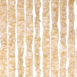 Overige Merken Vliegengordijn Kattenstaart 100x240cm (beige/wit)