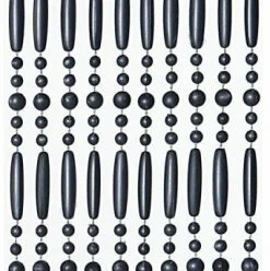 Overige Merken Vliegengordijn Kralen Perla Grijs 90x220cm (90 Strengen)