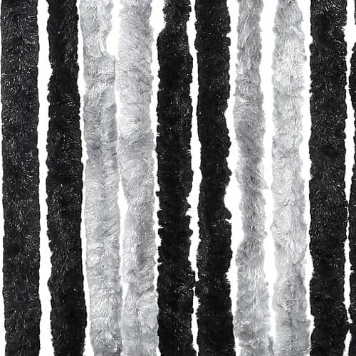 Overige Merken Vliegengordijn Kattenstaart 90x220cm (grijs/zwart) Duo 3 Overige Merken Vliegengordijn Kattenstaart 90x220cm (grijs/zwart) Duo