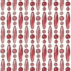 Overige Merken Vliegengordijn Kralen Roze Transparant 90x210cm