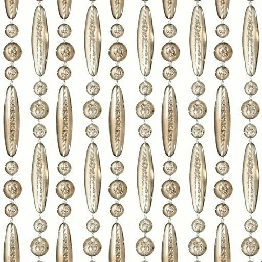 Overige Merken Vliegengordijn Kralen Champagne Transparant 90x210cm 3 Overige Merken Vliegengordijn Kralen Champagne Transparant 90x210cm