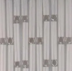 Vliegengordijn Op Maat: Hulzen Verspringen Transparant (kant En Klaar)