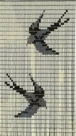 Vliegengordijn Op Maat: Vogels Creme (kant En Klaar)